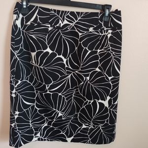 Above the knee floral skirt